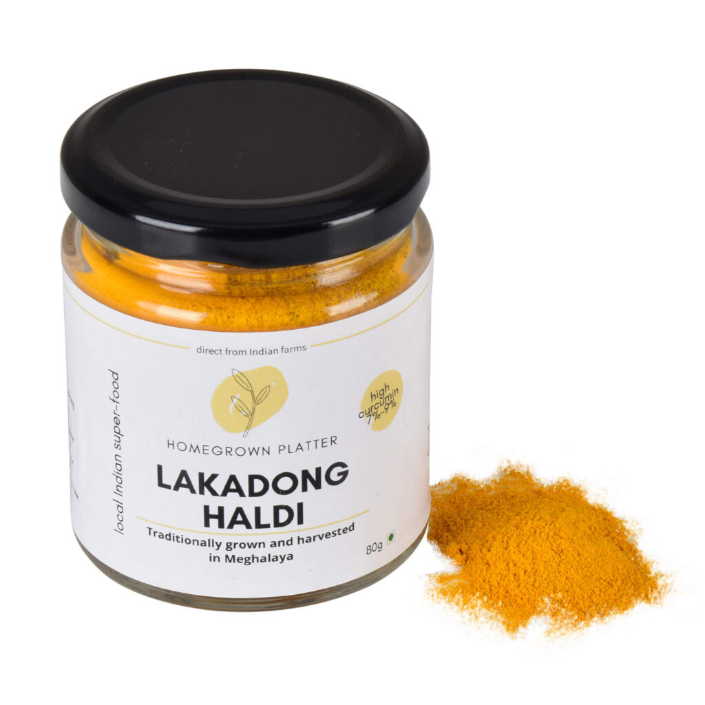 Lakadong Turmeric Powder From Meghalaya High Curcumin Haldi