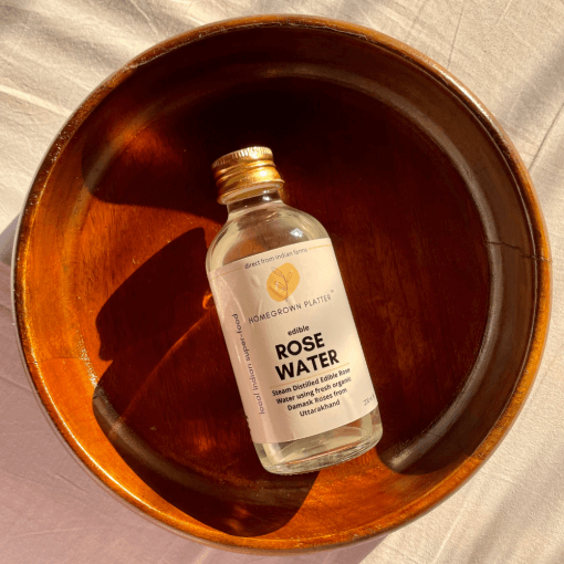 Image showing a 200ml bottle of edible rose water