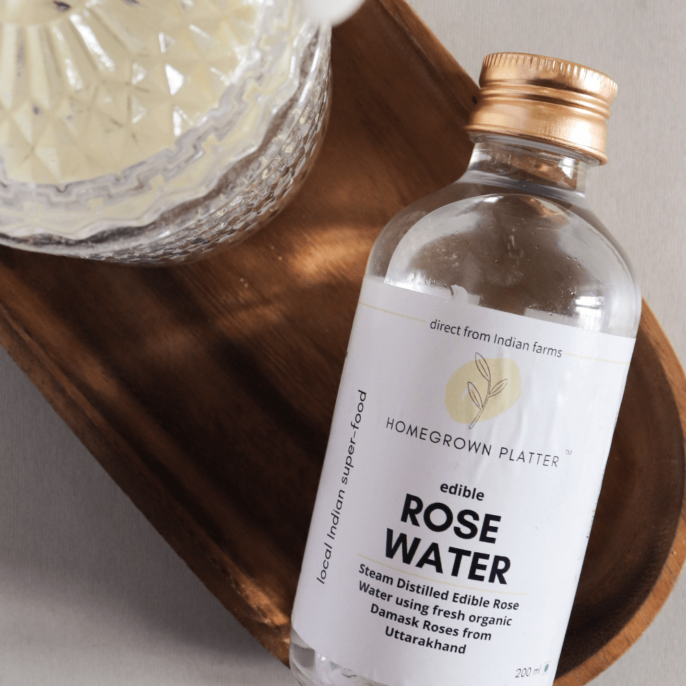 Rose water for skincare